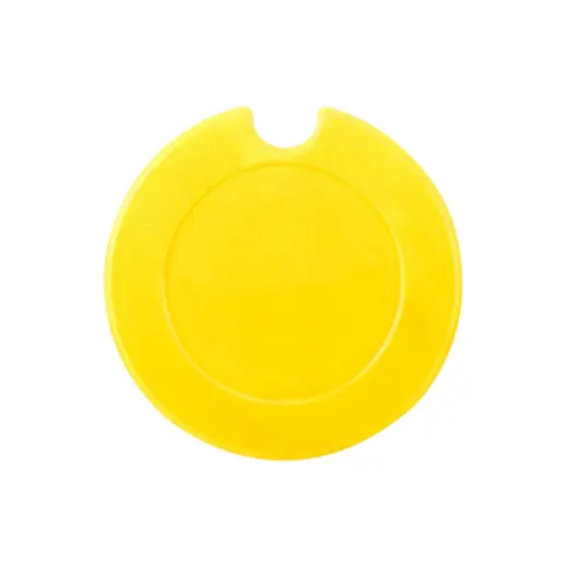 Round License Disc - Yellow